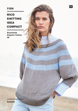 Sweater in Rico Essentials Organic Cotton DK (1184) - PDF