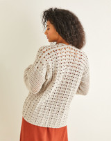 Peacock Stitch Crochet Cardigan in Sirdar Country Classic 4 Ply (10245) - PDF
