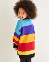 Kids Striped Colourblock Dress in Sirdar Snuggly Replay DK (2551) - PDF