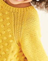 Kids Popcorn Stitch Dress in Sirdar Snuggly Replay DK (2552) - PDF