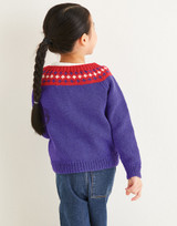 Kids Fairisle Star Cardigan in Sirdar Snuggly Replay DK (2553) - PDF