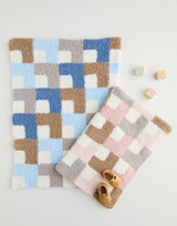 Mitred Square Blanket in Sirdar Snuggly Snowflake Chunky (5397) - PDF