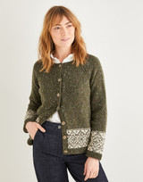 Women's Yorkshire Fairisle Cardigan in Sirdar Haworth Tweed DK (10156) - PDF
