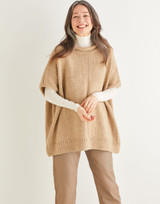 Women's Sleeveless Relaxed Tunic in Sirdar Saltaire Aran (10172) - PDF