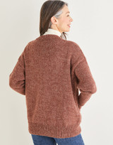 Women's V-Neck Cardigan in Sirdar Saltaire Aran (10181) - PDF