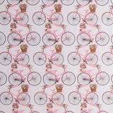 Flower Bicycles - 100% Cotton