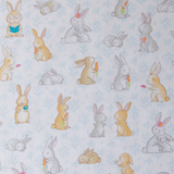 Bunnies for Baby: White - 100% Cotton