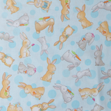Bunnies for Baby: Blue - 100% Cotton