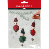 Mini Creative Kit - Hanging Christmas Elf Decoration