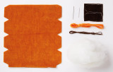 Make Your Own Velour Pumpkin - Halloween
