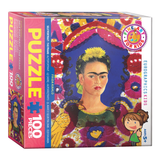 Jigsaw Puzzle (100pcs): Kahlo - Self Portrait - The Frame