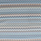 Missoni Blue Stripe Stretch Lace - Per ½ Metre