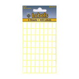 White Rectangle Labels