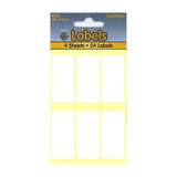 White Rectangle Labels