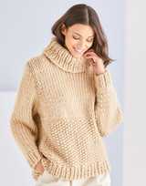 Roll Neck Sweater in Sirdar Adventure Super Chunky (10186) - PDF