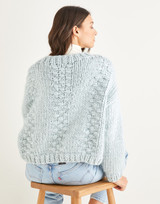 Textured Panel Sweater in Sirdar Adventure Super Chunky (10188) - PDF