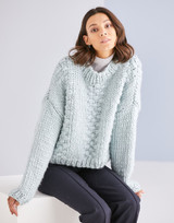 Textured Panel Sweater in Sirdar Adventure Super Chunky (10188) - PDF