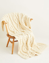 Cable Blanket in Sirdar Adventure Super Chunky (10194) - PDF