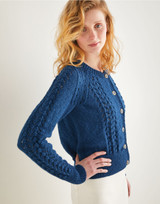 Lace Textured Cardigan in Sirdar Country Classic DK (10199) - PDF