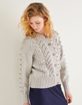 Lace & Bobble Cardigan in Sirdar Country Classic DK (10200) - PDF