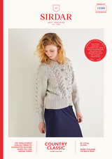 Lace & Bobble Cardigan in Sirdar Country Classic DK (10200) - PDF