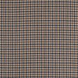 100% Wool Suiting: Charcoal & Olive Mini Plaid - Per ¼ Metre