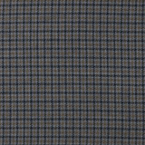 100% Wool Suiting: Charcoal & Olive Plaid - Per ¼ Metre