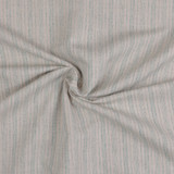 Teal Stripe Linen Cotton Blend Woven - Per ¼ Metre