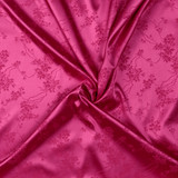 Floral Stretch Polyester Satin-Faced Jacquard - Per ½ Metre