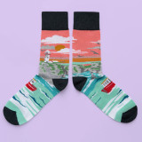 Socks: Lighthouse & Cliffs