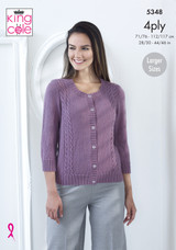 Top & Sweater in King Cole Merino Blend 4 Ply (5348)
