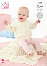 Cardigan & Blanket in Big Value Baby 3 Ply (5508)