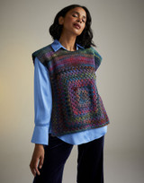 Twilight Terrace Tabard in Sirdar Jewelspun Aran (10728) - CROCHET - PDF