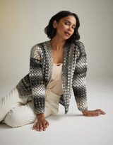 Moon & Stars Cardigan in Sirdar Jewelspun Aran (10727) - CROCHET - PDF