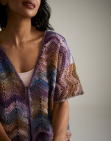 Moonlit Bloom Cardigan in Sirdar Jewelspun Aran (10725) - CROCHET - PDF