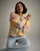 Twilight Trellis Cardigan in Sirdar Jewelspun Aran (10716) - PDF