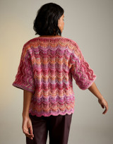 Hot House Flowers Cardigan in Sirdar Jewelspun Aran (10715) - PDF