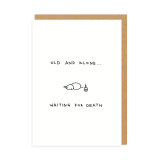 Greeting Card - Old and Alone