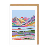 Greeting Card - Mountain Sunset