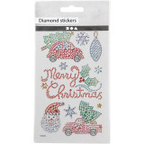 Diamond Sticker Sheet - Christmas