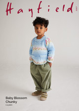 Seed Pocket Sweater in Hayfield Baby Blossom Chunky (5567) - PDF