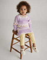 Flower Power Dress in Hayfield Baby Blossom Chunky (5569) - PDF