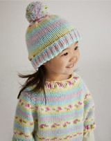New Blooms Poncho & Hat in Hayfield Baby Blossom Chunky (5570) - PDF