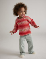 Flower Show Sweater in Hayfield Baby Blossom Chunky (5573) - PDF
