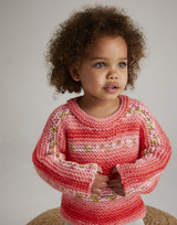 Flower Show Sweater in Hayfield Baby Blossom Chunky (5573) - PDF