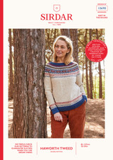 Rambling Sweater in Sirdar Haworth Tweed DK (10690) - PDF