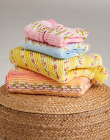 Little Buds Blanket in Hayfield Baby Blossom Chunky (5574) - PDF