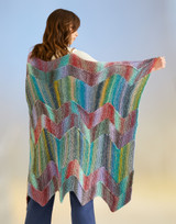 Making Waves Blanket in Sirdar Jewelspun w/Wool Chunky (10708) - PDF