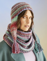 Anemone Hat & Snood in Sirdar Jewelspun w/Wool Chunky (10709) - PDF