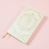 Cloth Journal: White - Zodiac